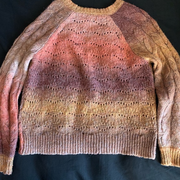 Knox Rose Multicolor Knit Women's Sweater - Picture 3 of 3